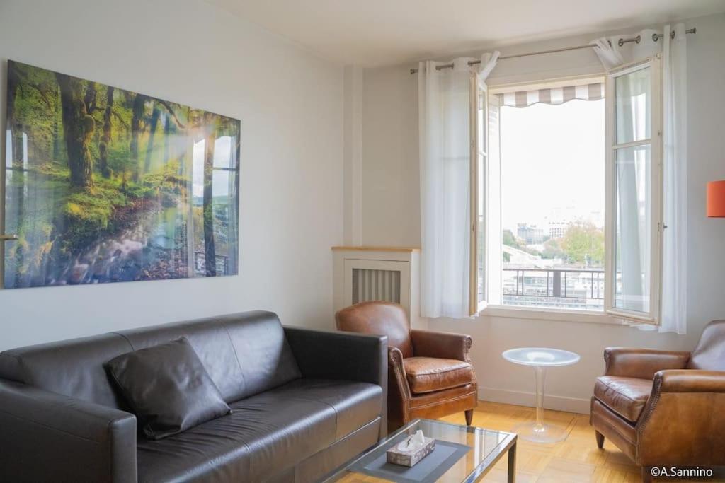 Moderne 2 Pieces En Plein Paris Au Bord De Seine Exterior foto